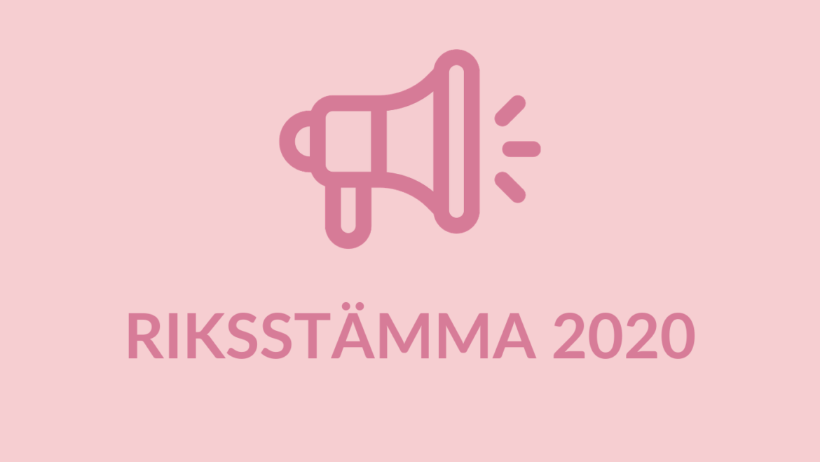 Rapport från Riksstämman 2020